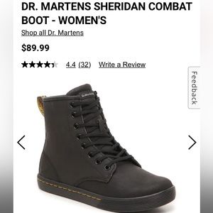Dr. Martens Sheridan combat boot size 9
